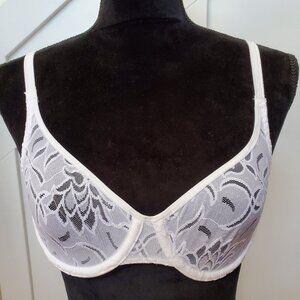 White lace bra